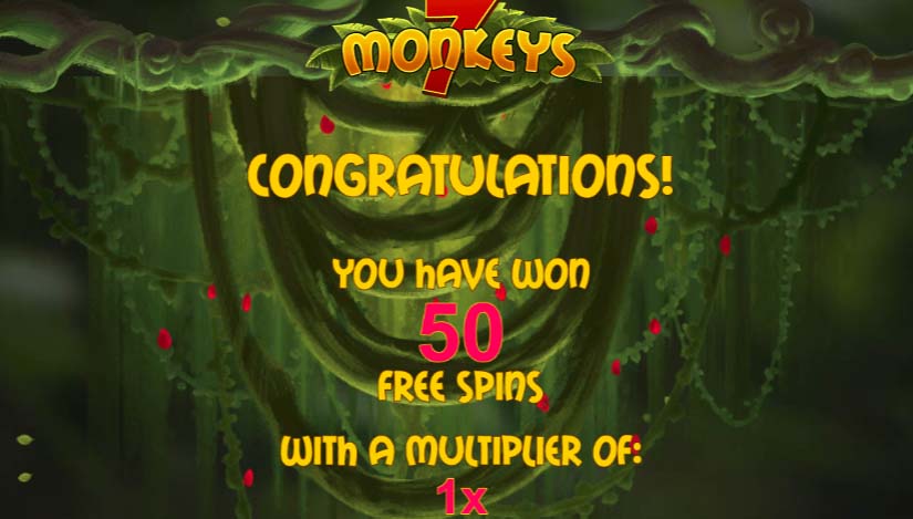 7 Monkeys Free Spins