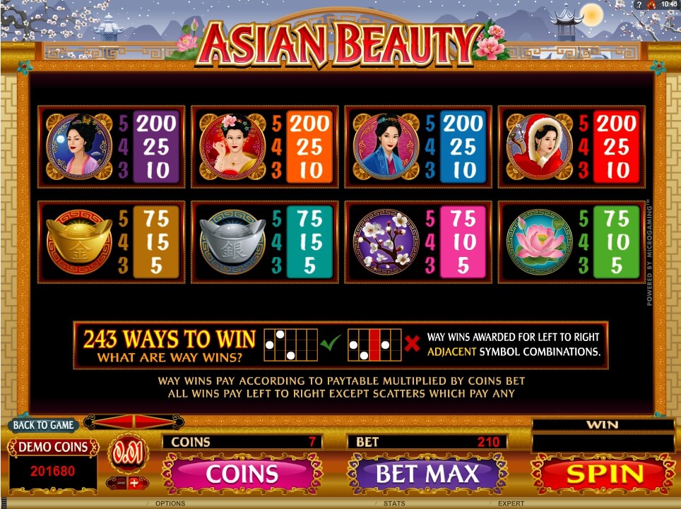 Asian Beauty Slot Bonus