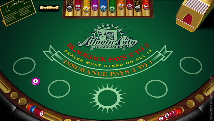 Atlantic City Blackjack S Bonus