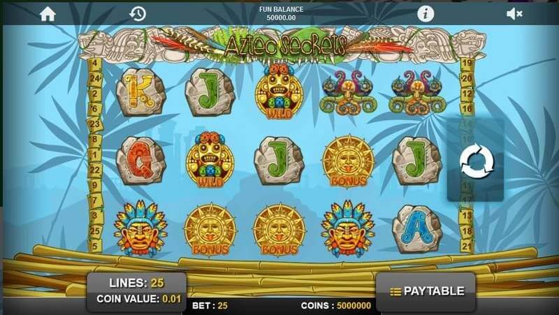 Aztec Secrets Slot Gameplay
