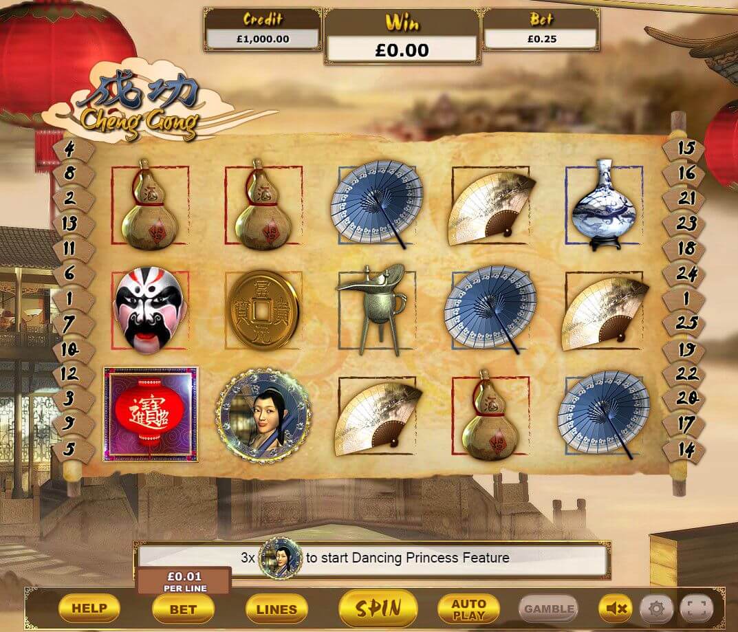 Cheng Gong Slot Gameplay