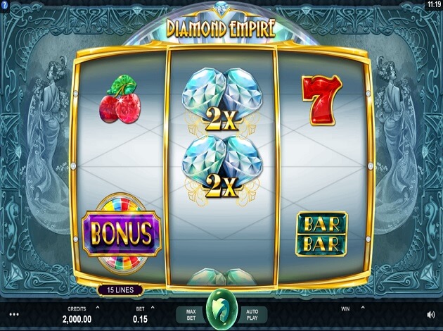 Diamond Empire Slot Gameplay