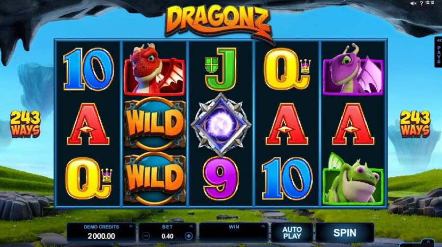 Dragonz Slot Gameplay