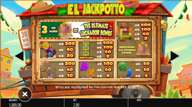 El Jackpotto Slot Bonus