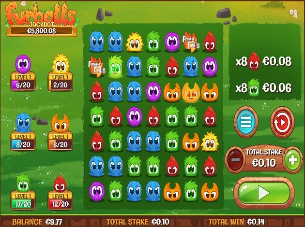 Furballs Slot Gameplay