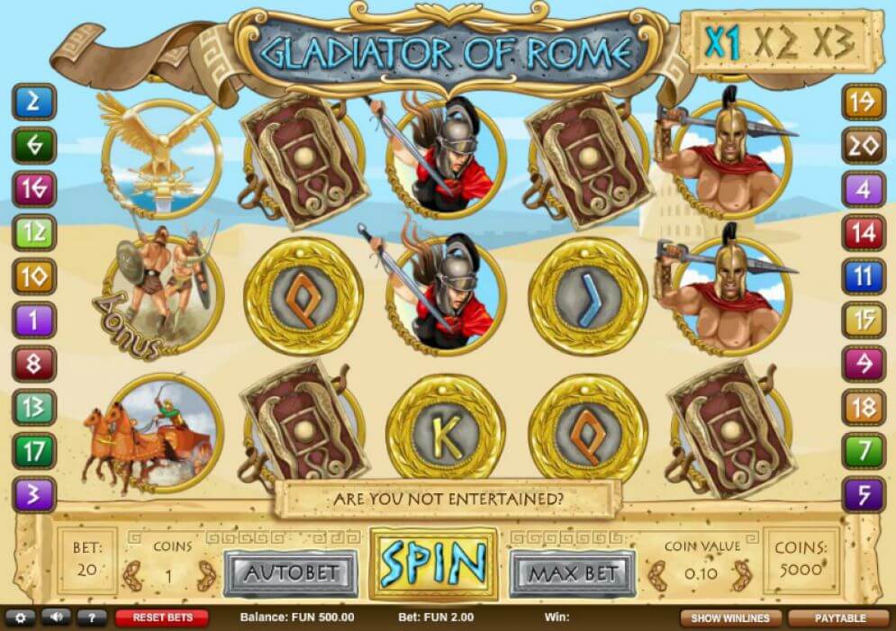 Gladiator of Rome Slot Gameplay