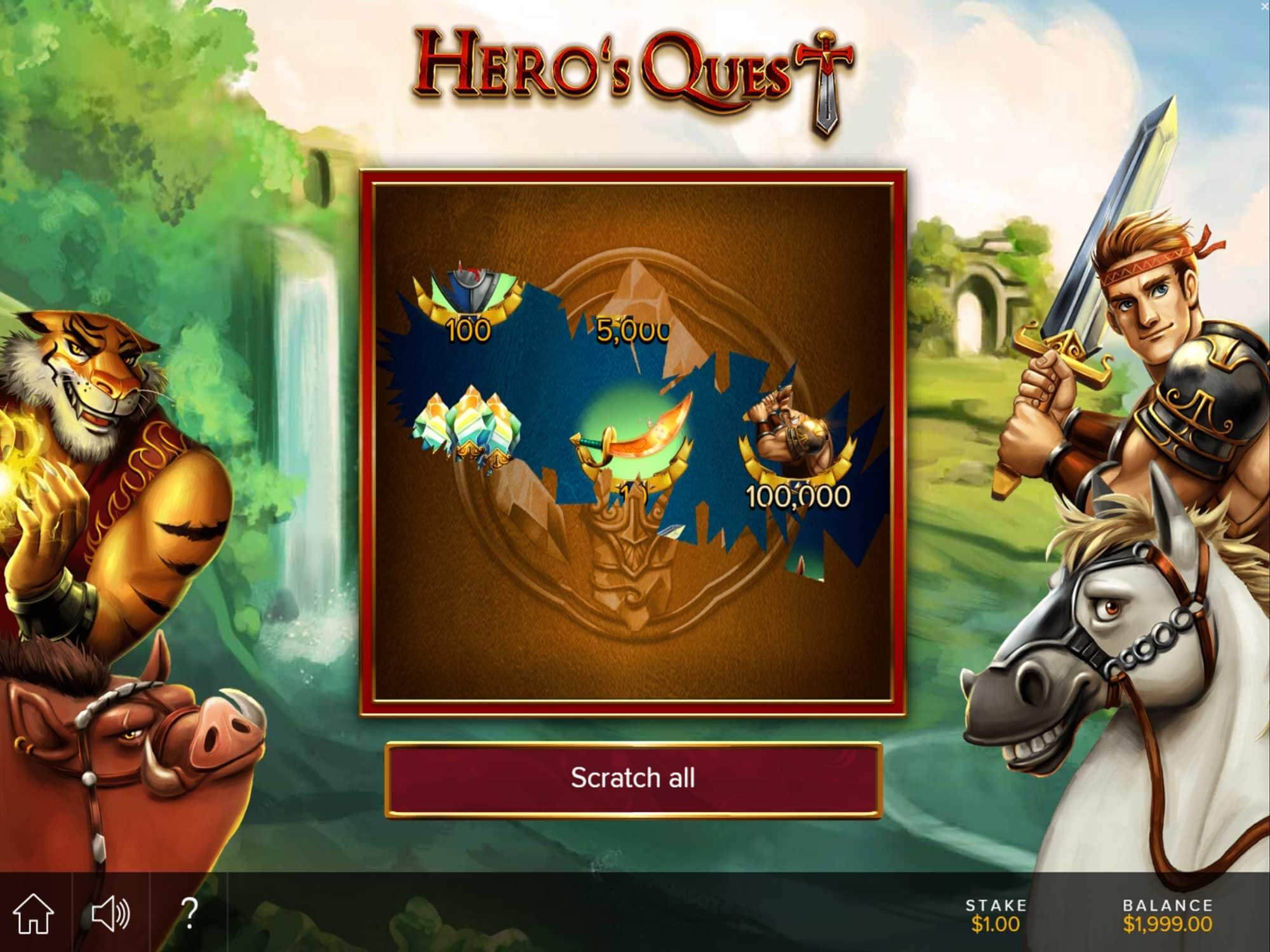 Heroes Quest Slot Bonus