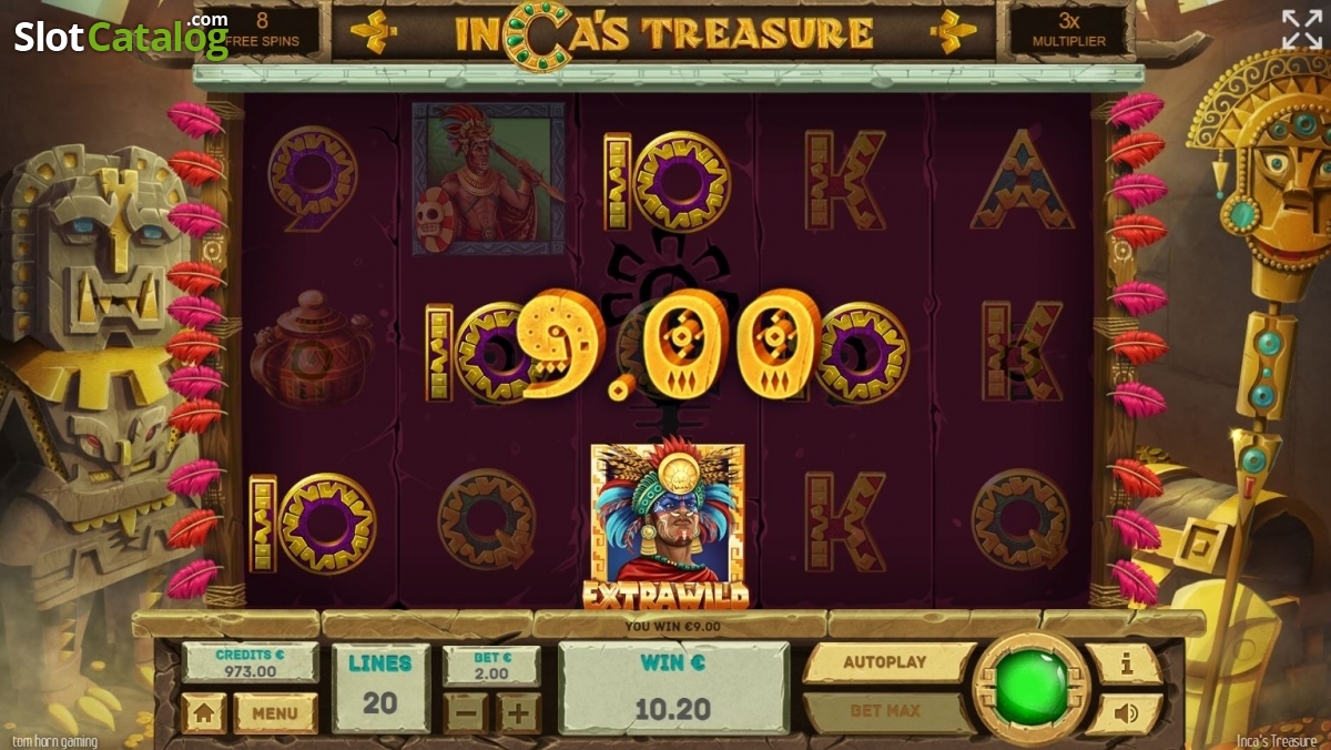 Incas's Treasure Bonus Feature (Tom Horn)