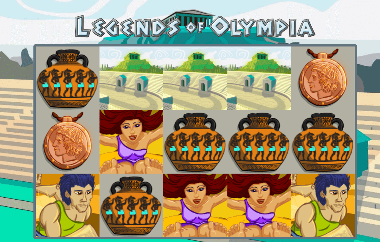 Legends of Olympia Slot Gameplay