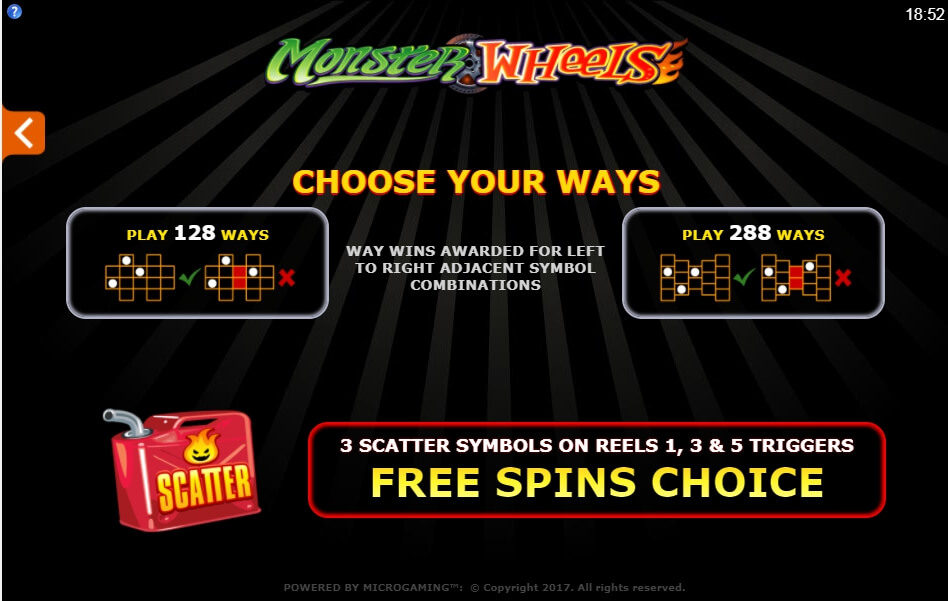 Monster Wheels Slot Bonus