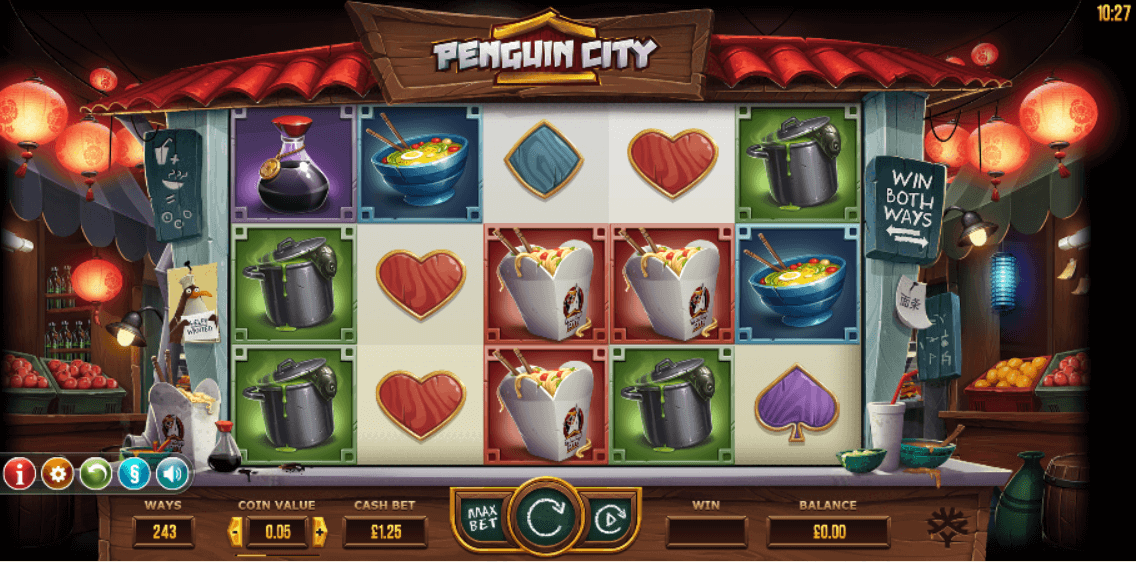 Penguin City Slot Gameplay