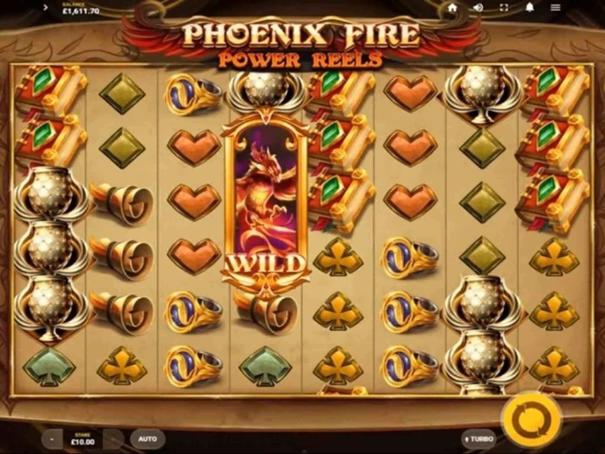 Phoenix Fire Power Reels Slot Gameplay