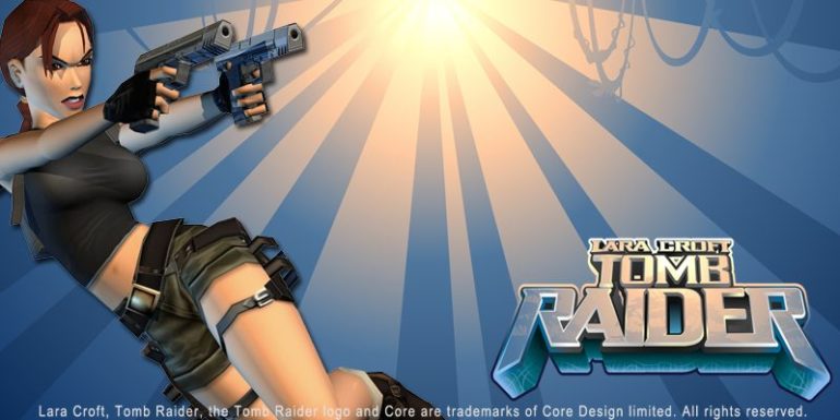 Tomb Raider online slot logo