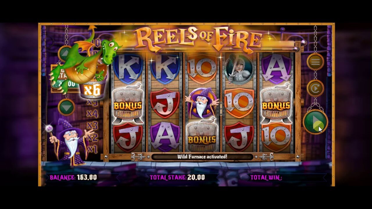 Reels of Fire Slot Bonus