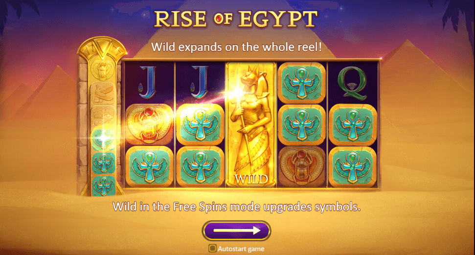 Rise of Egypt Slot Bonus