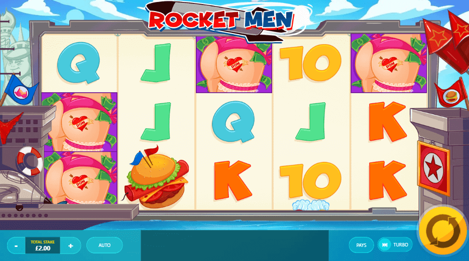 Rocket Men Slot Gameplay