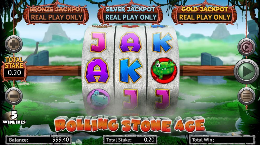 Rolling Stone Age Slot Gameplay