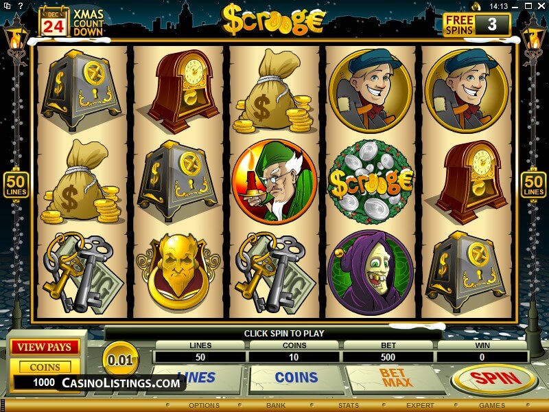 Scrooge Slot Gameplay