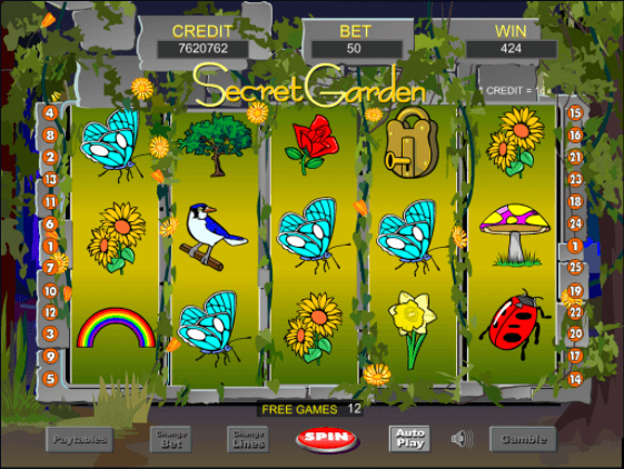 Secret Garden Slot Bonus