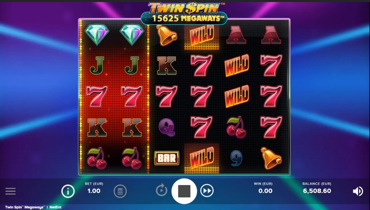 Twin Spin Megaways Slot Gameplay