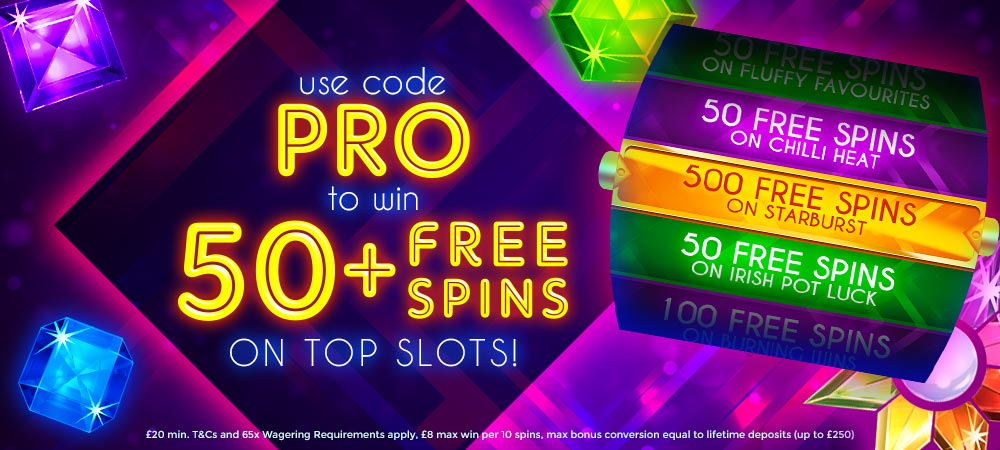50 Free Spins - Starslots