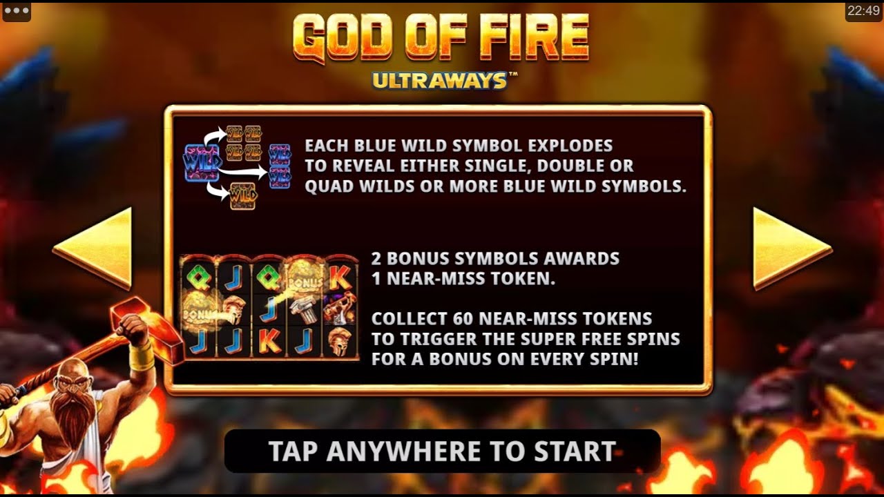 God of Fire Slots Win