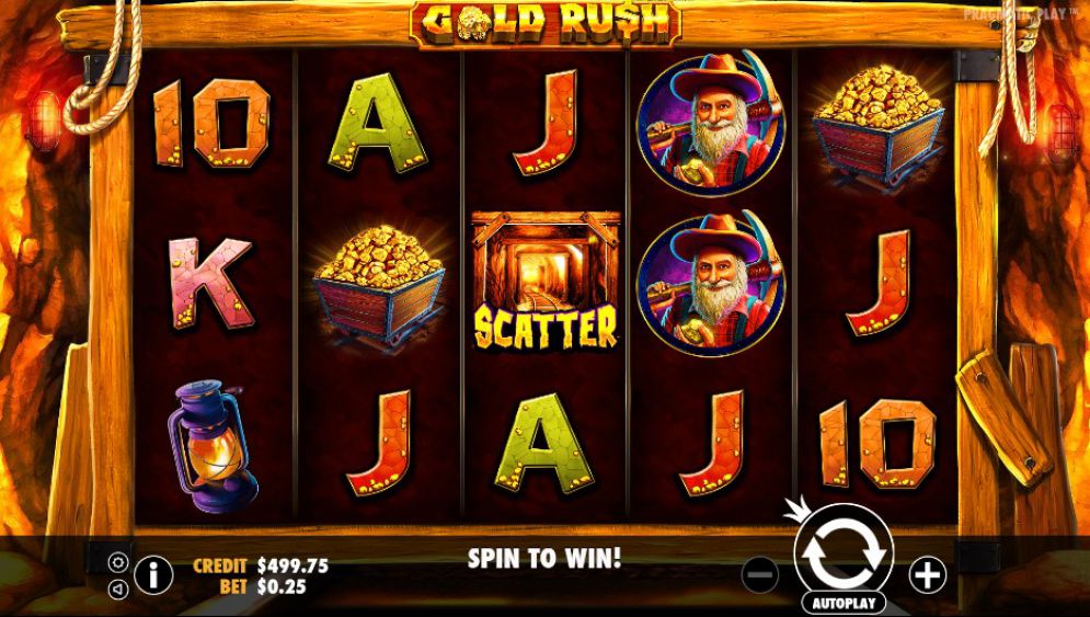 Gold Rush gameplay slot