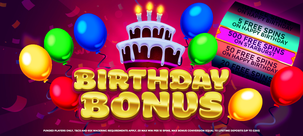 Birthday-Bonus - Star Slots
