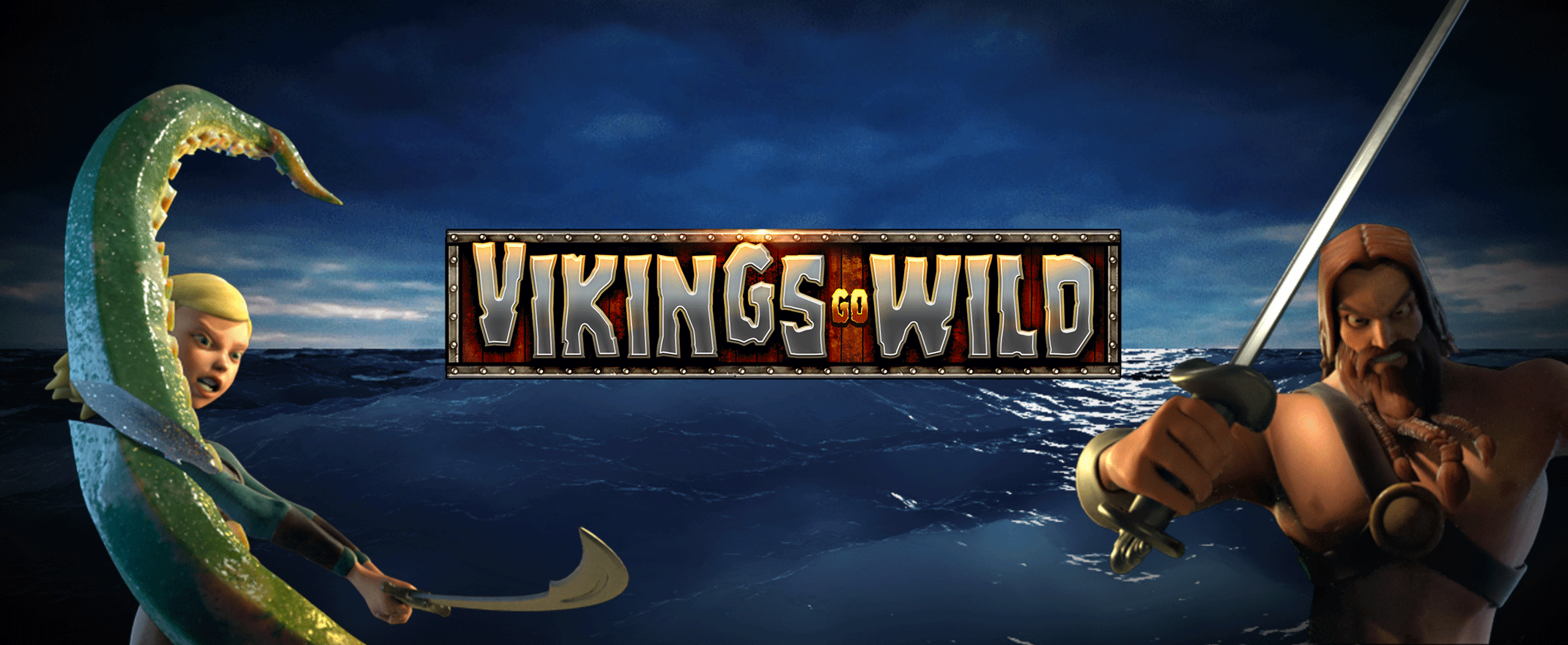 Vikings Go Wild online slot logo