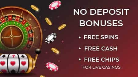 Online casino no deposit bonuses