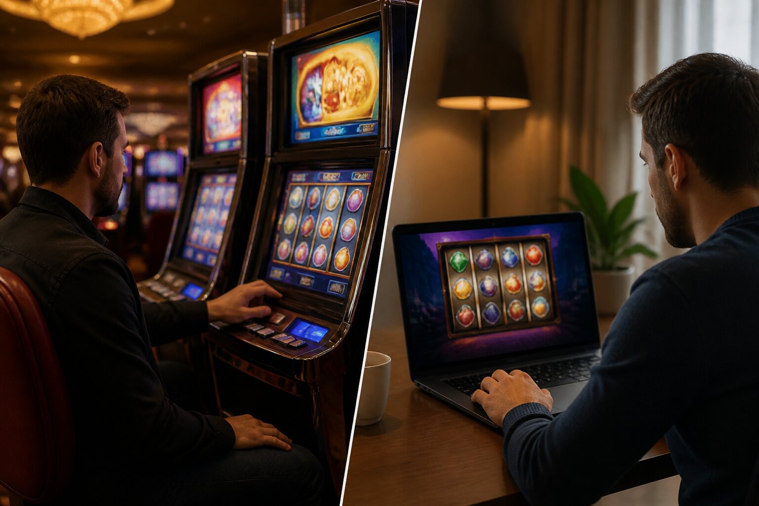 Online Slots vs Real Slots: Key Differences, Features & Experience