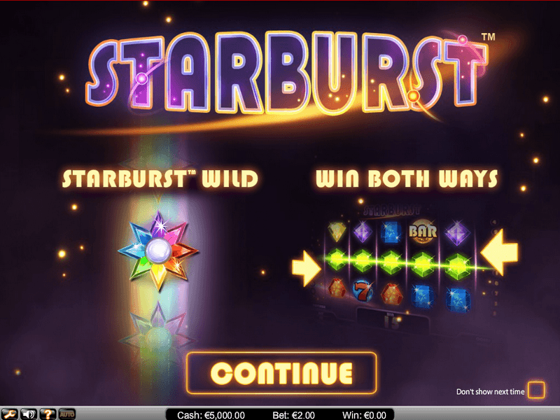starburst online slot
