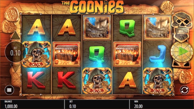 the goonies gameplay star slots