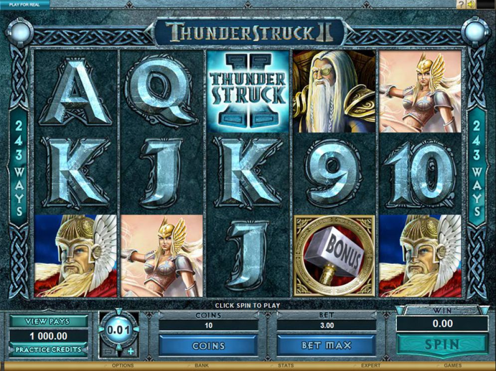 Thunderstruck II gameplay casino