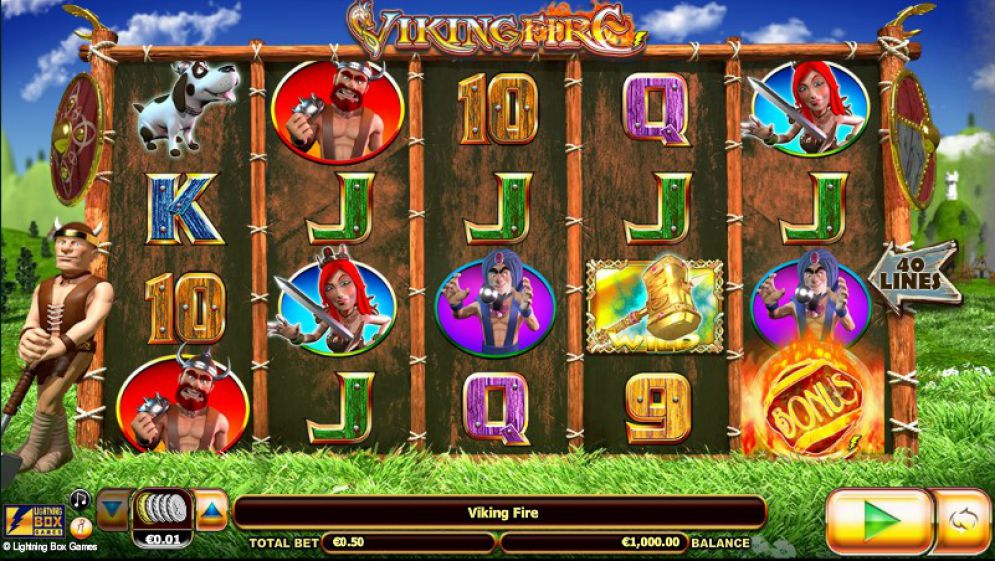 Viking Fire gameplay casino