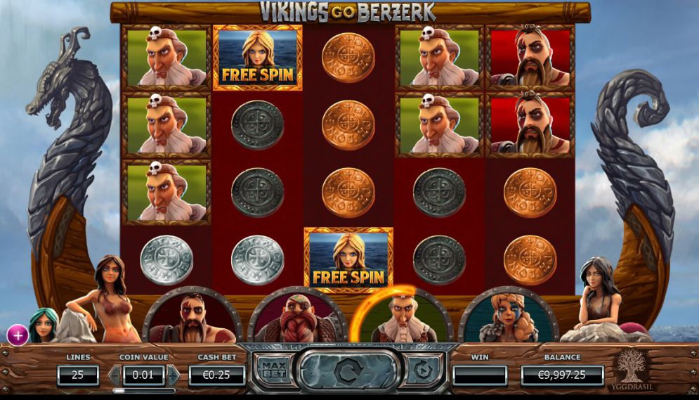 Vikings Go Berzerk gameplay casino