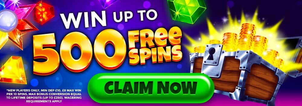 500 Free Spins Offer - StarSlots