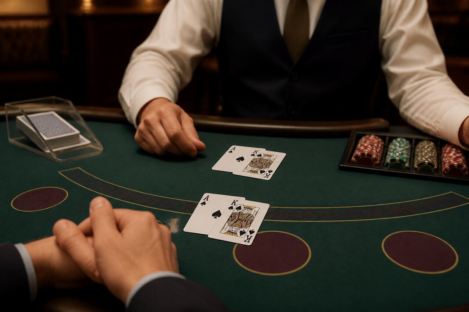 Player and Dealer Both Get Blackjack: What Happens in This Case?